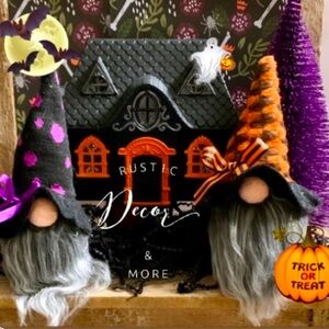 COPY - Halloween witch gnomes for your tier trays set